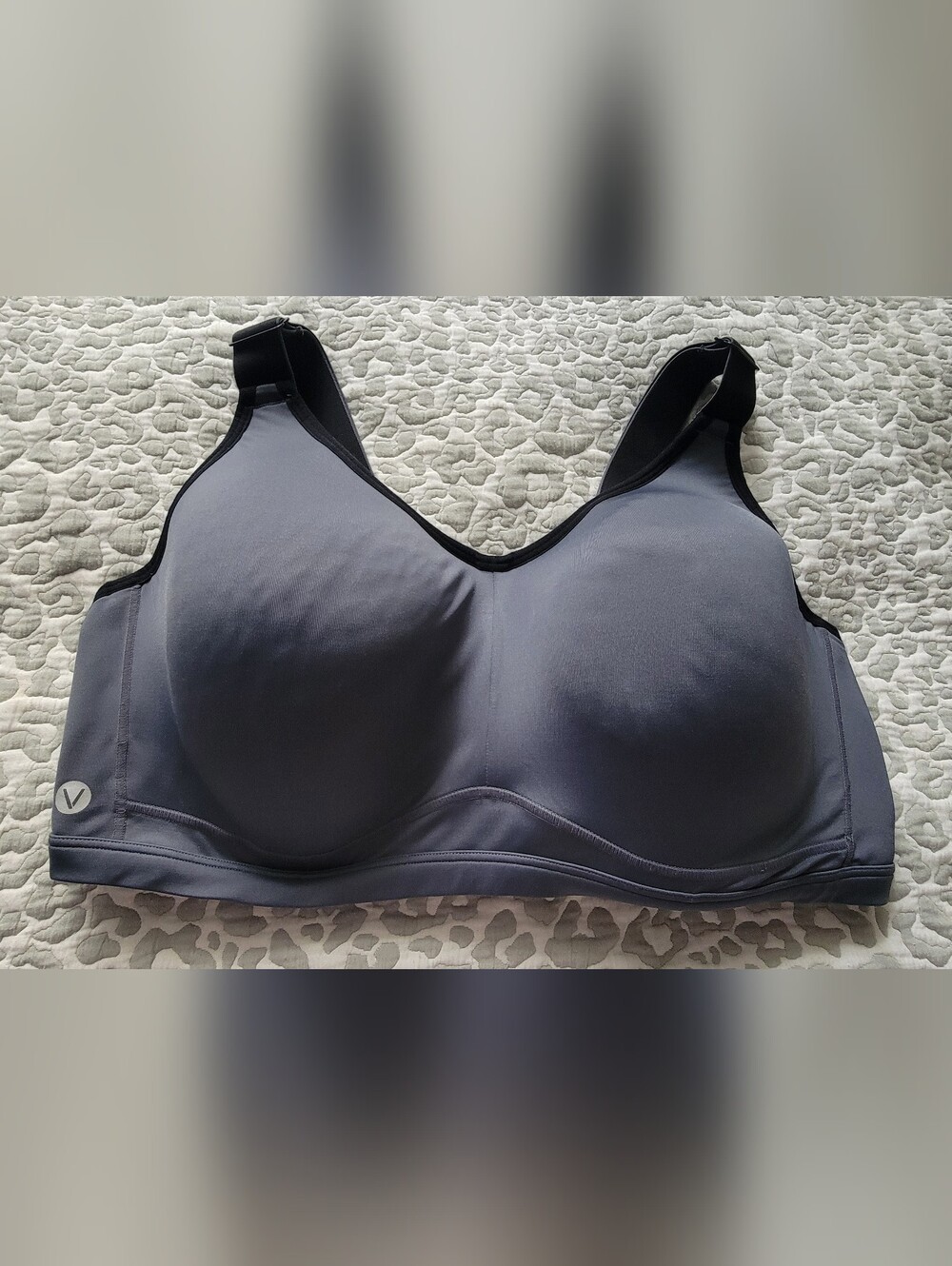 Lane Bryant Gray Wireless Full-Coverage Support Bra